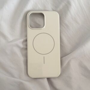 Beats iPhone 16 Pro Max Case Cream Magnetic-Compatible Phone Case